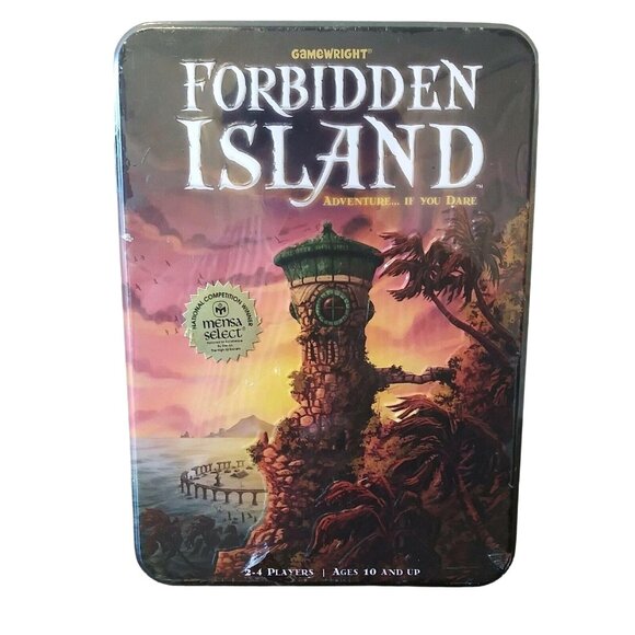 Forbidden Island Adventure Board Game By Gamewright  2-4 Players Ages 10+ - Picture 2 of 6